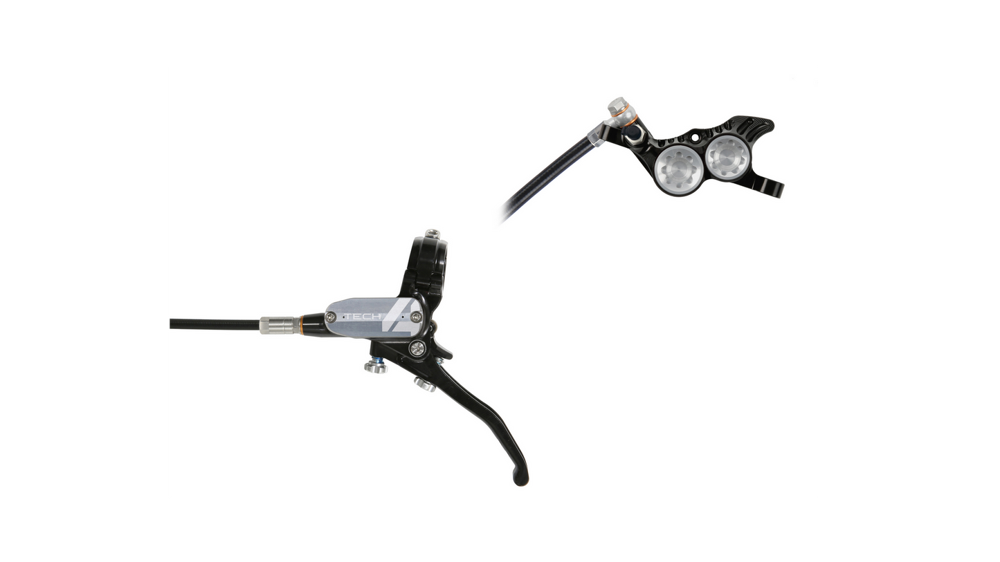 Hope Tech4 V4 Bremsenset v/h mit Kunststoffleitungen