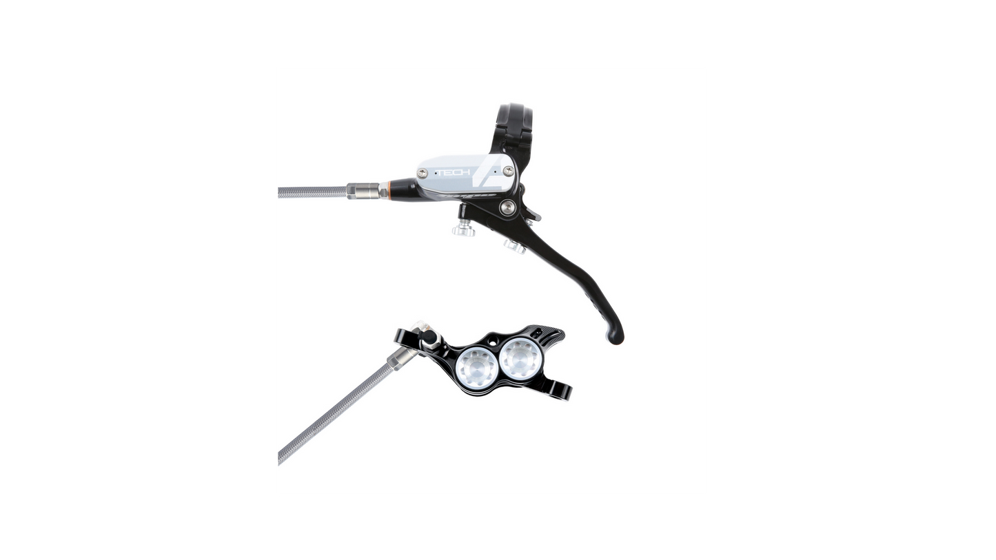 Hope Tech4 V4 Bremsenset v/h mit Stahlflexleitungen