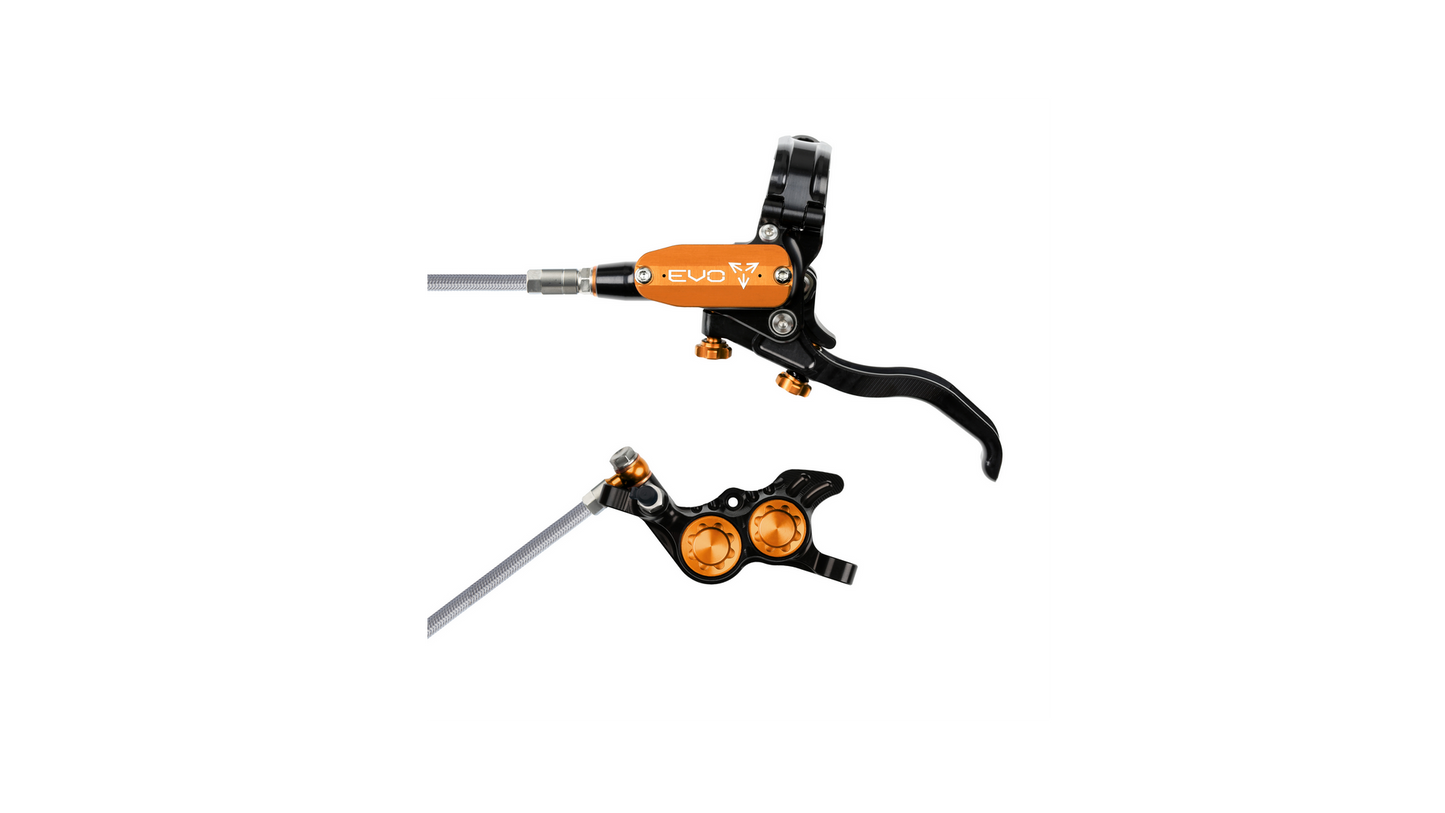 Hope Evo GR4 Bremsenset v/h mit Stahlflexleitungen