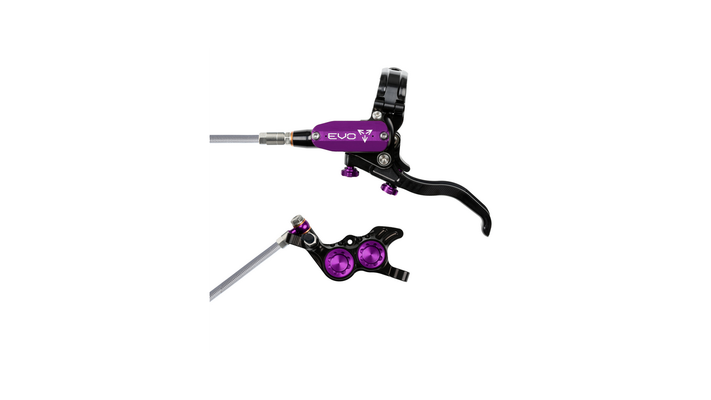 Hope Evo GR4 Bremsenset v/h mit Stahlflexleitungen