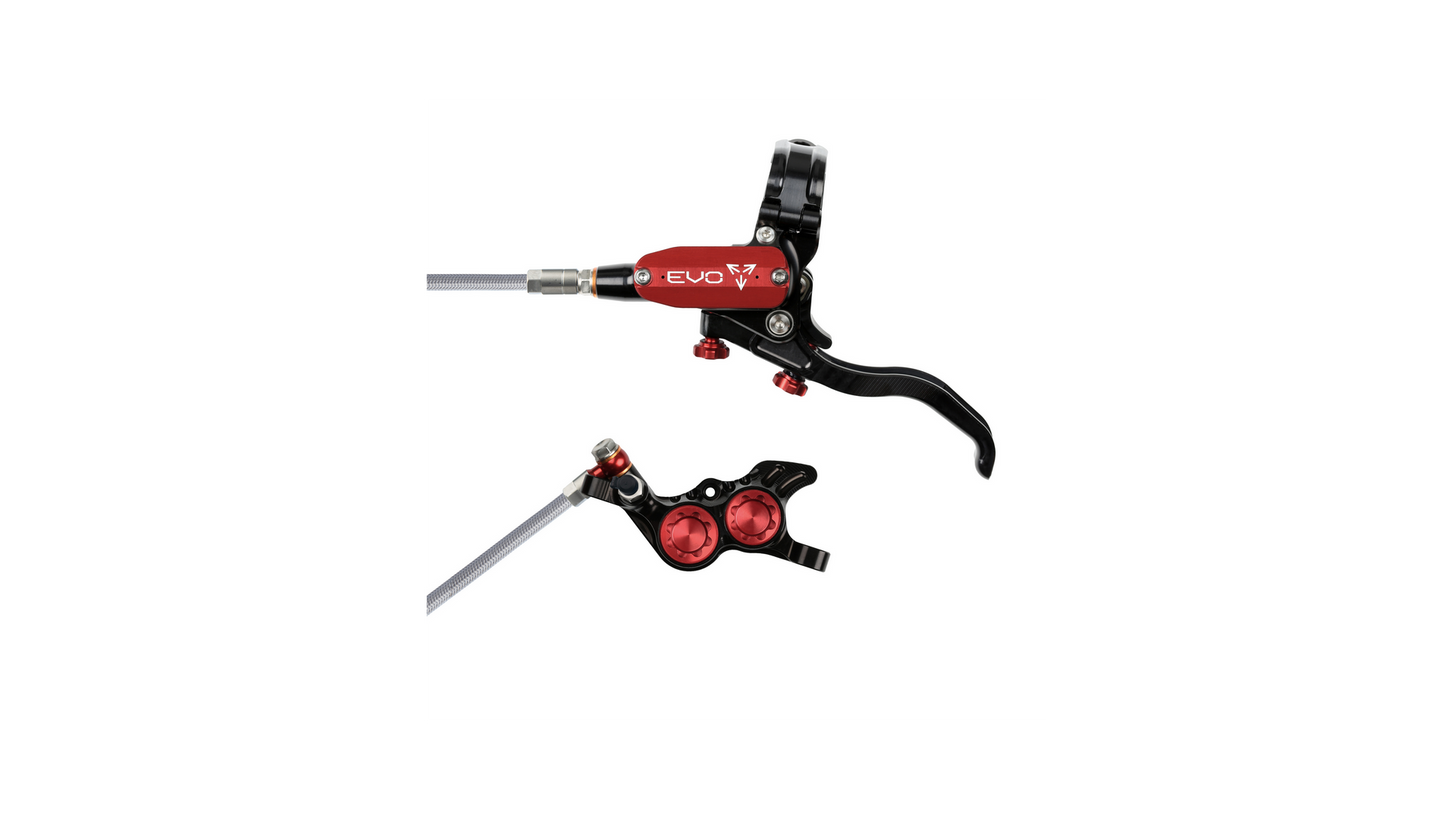 Hope Evo GR4 Bremsenset v/h mit Stahlflexleitungen