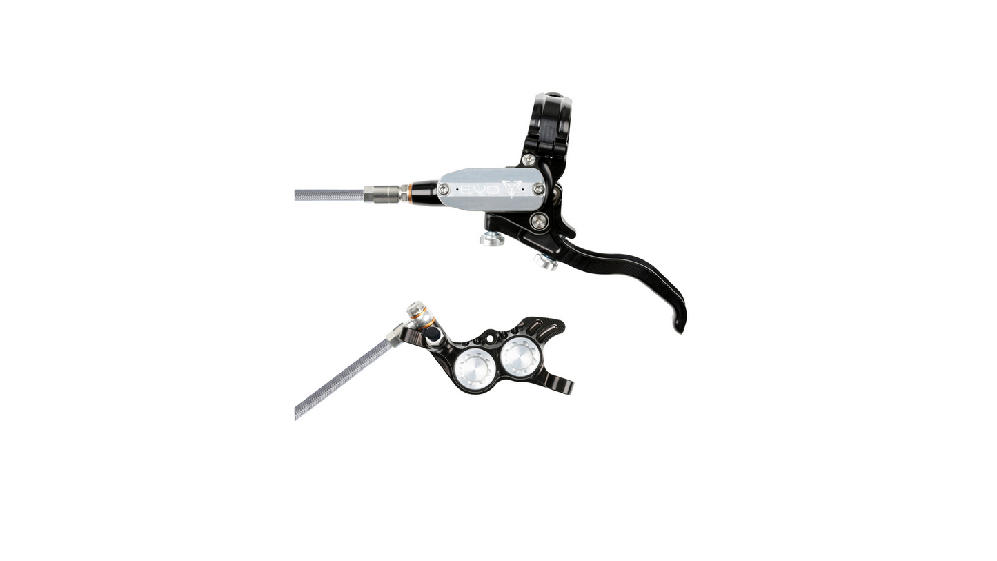 Hope Evo GR4 Bremsenset v/h mit Stahlflexleitungen