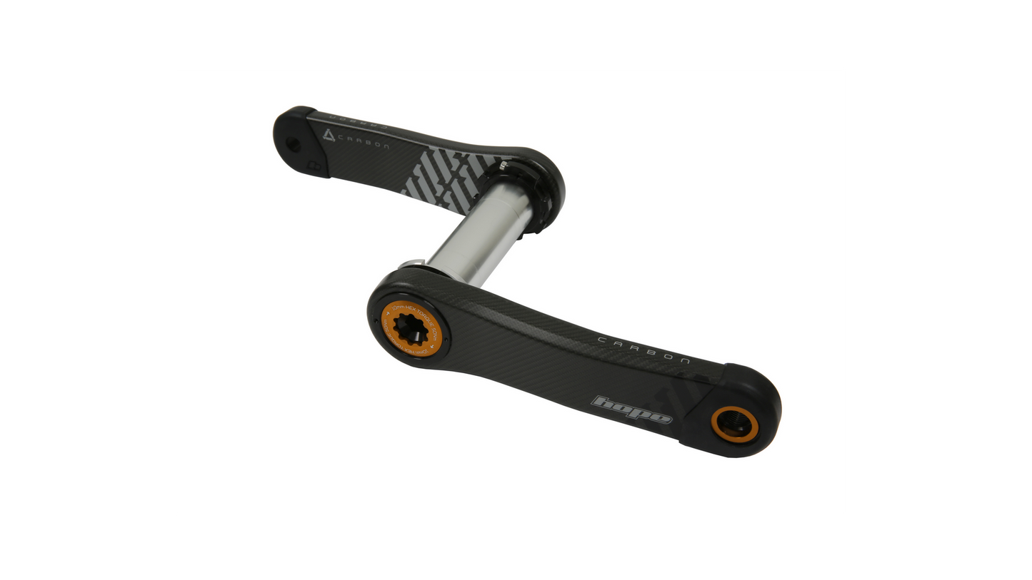 Hope Carbon Kurbelgarnitur für 68/73mm Tretlagergehäuse