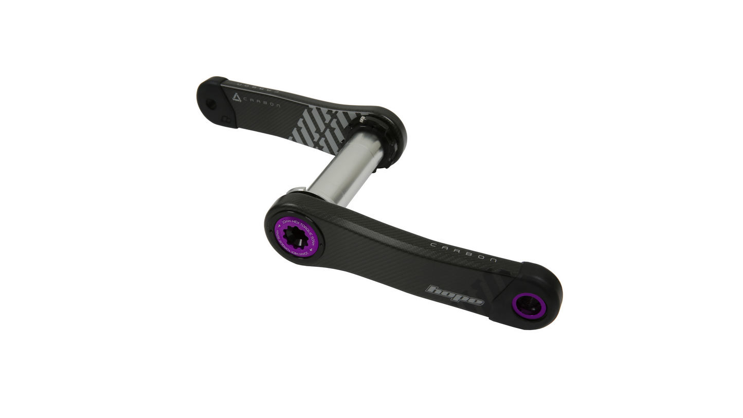 Hope Carbon Kurbelgarnitur für 68/73mm Tretlagergehäuse