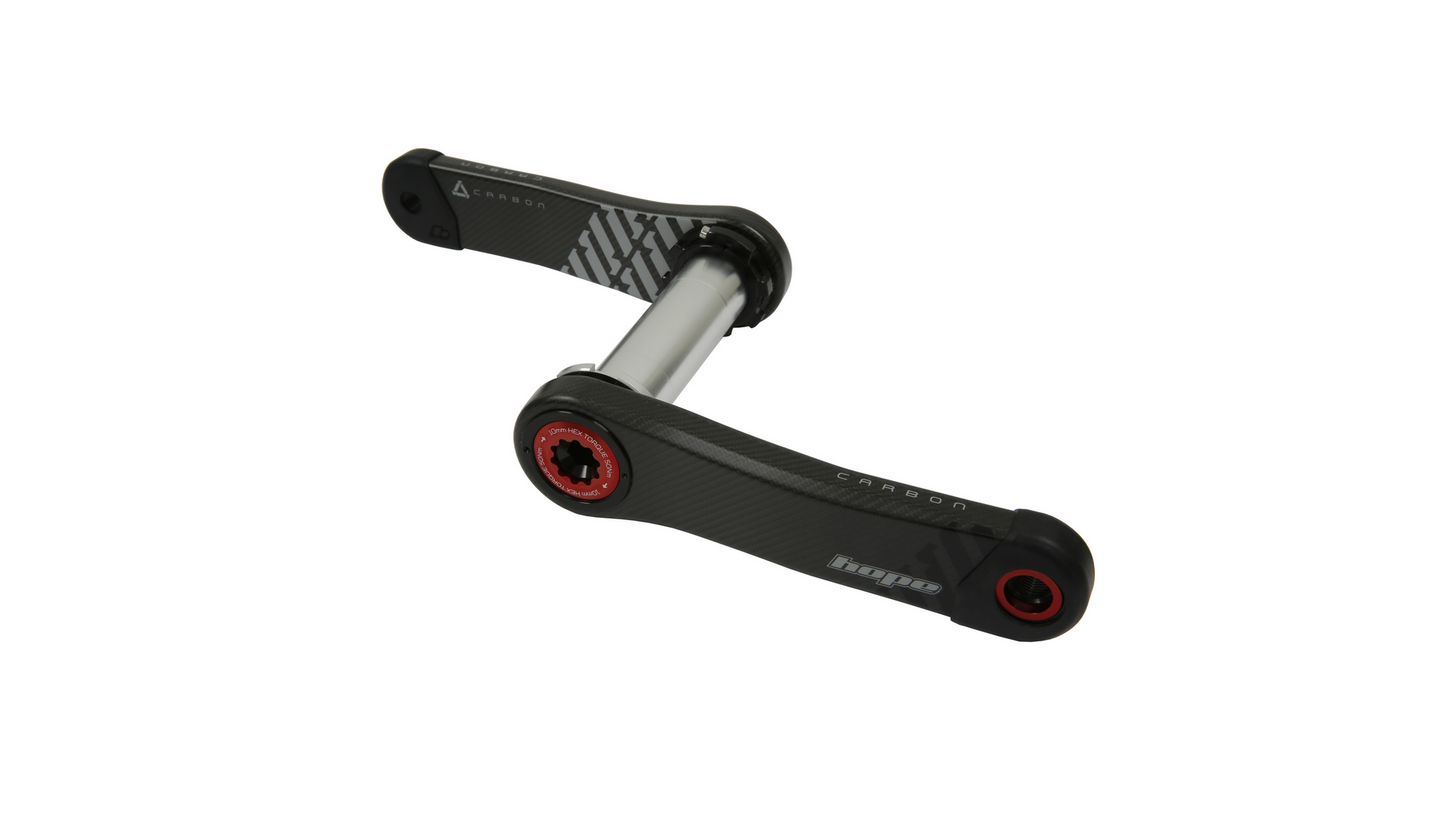 Hope Carbon Kurbelgarnitur für 68/73mm Tretlagergehäuse