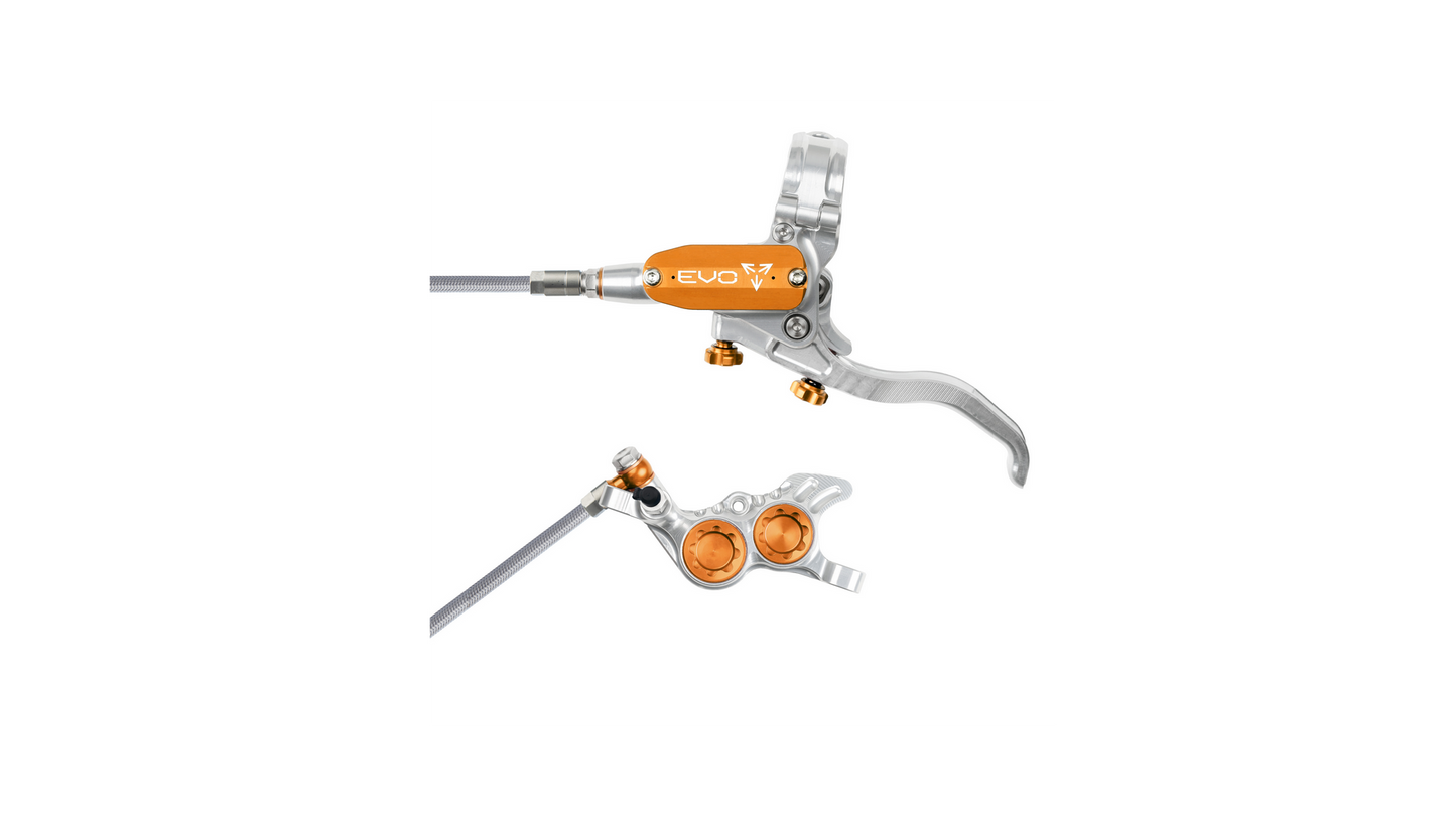 Hope Evo GR4 Bremsenset v/h mit Stahlflexleitungen