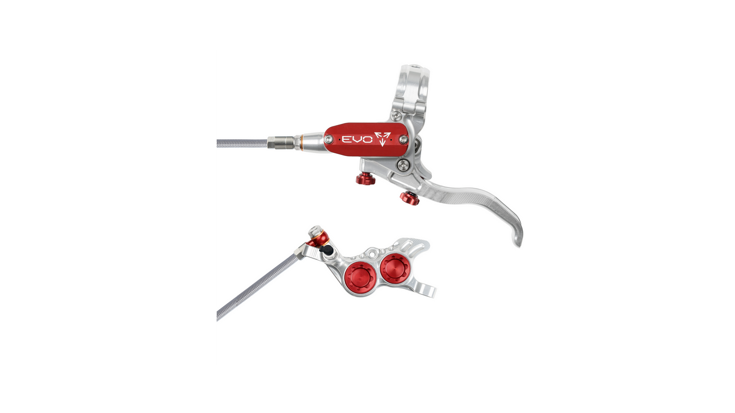 Hope Evo GR4 Bremsenset v/h mit Stahlflexleitungen