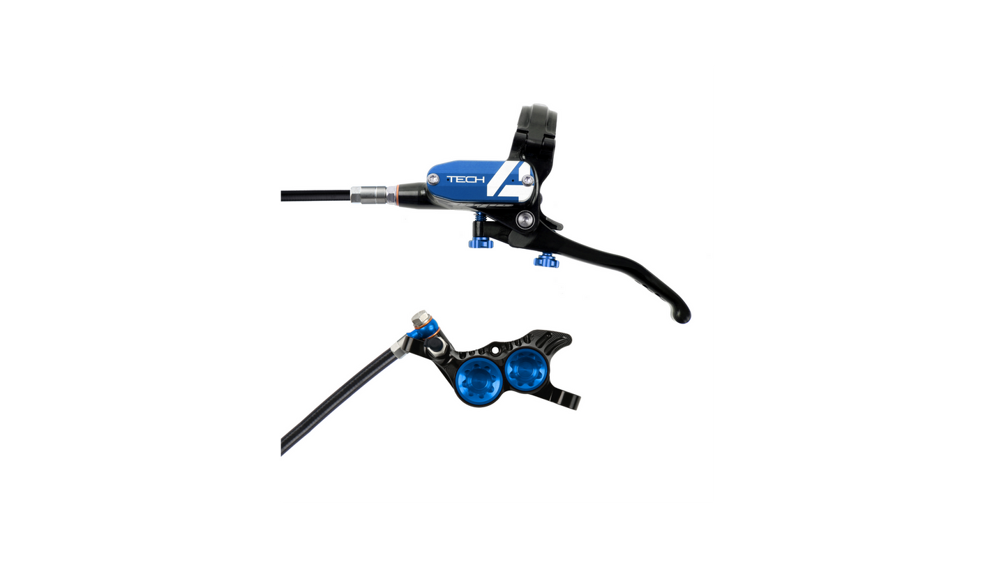 Hope Tech4 V4 Bremsenset v/h mit Kunststoffleitungen