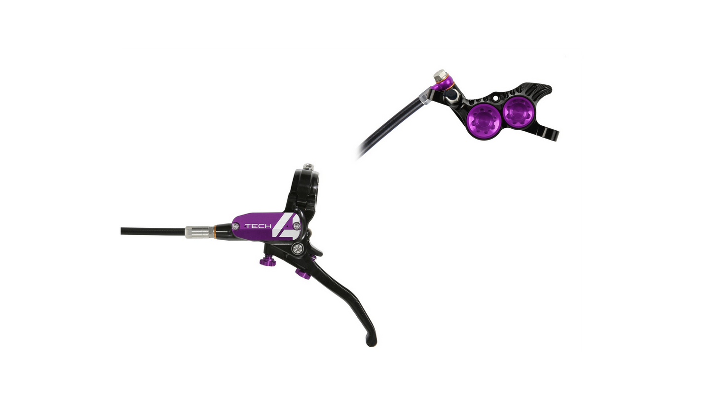 Hope Tech4 V4 Bremsenset v/h mit Kunststoffleitungen