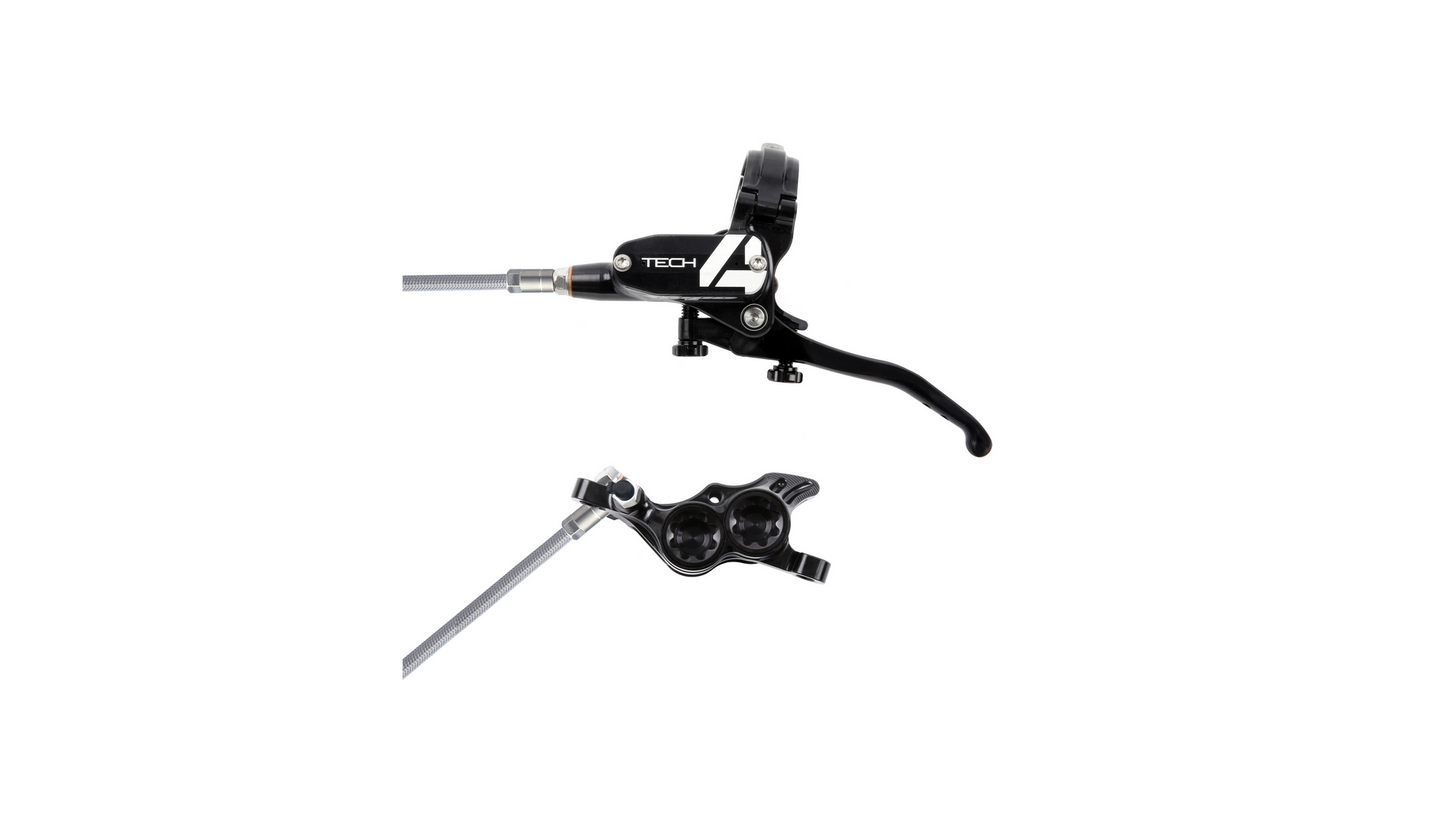 Hope Tech4 V4 Bremsenset v/h mit Stahlflexleitungen